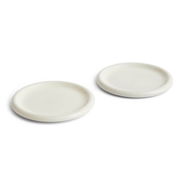 HAY Barro Plate Ø24 (2 st.) - Off-White